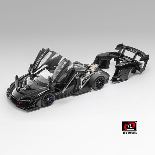 1/18 1/18 McLaren Senna GTR Black/Carbon - LCD Models - LCD18016-BL
