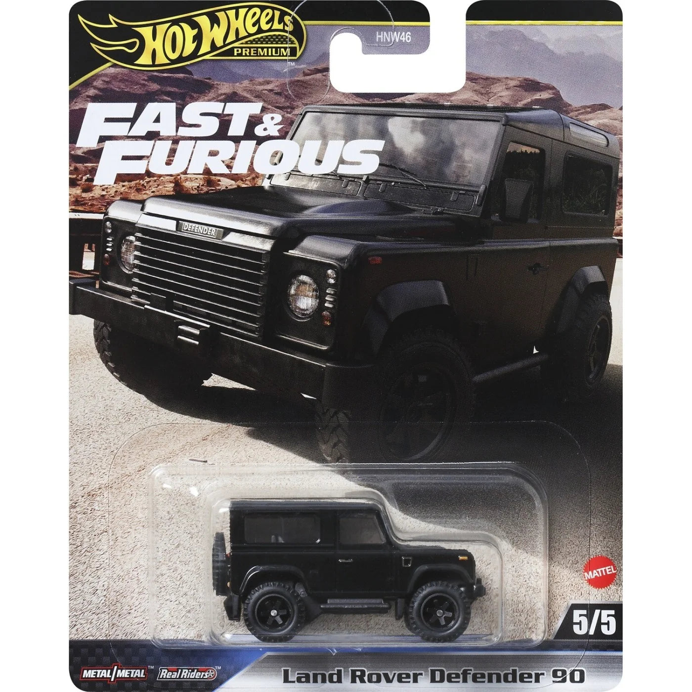 1/64 HOT WHEELS Premium Fast & Furious - Land Rover Defender 90 HYP74