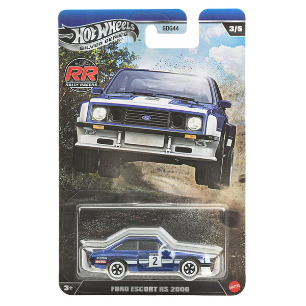 1:64 Hot Wheels Rally Racers Series 2026 - 3/5 - Ford Escort RS2000 - JKX63