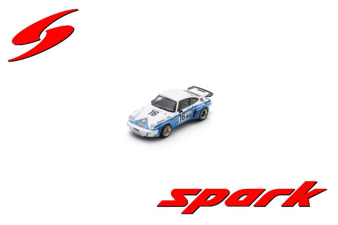 1/64 1975 Porsche 911 Carrera RSR 3.0 #16 C.Schickentanz/H.Bertrams 24H Le Mans - Spark - spa64S022