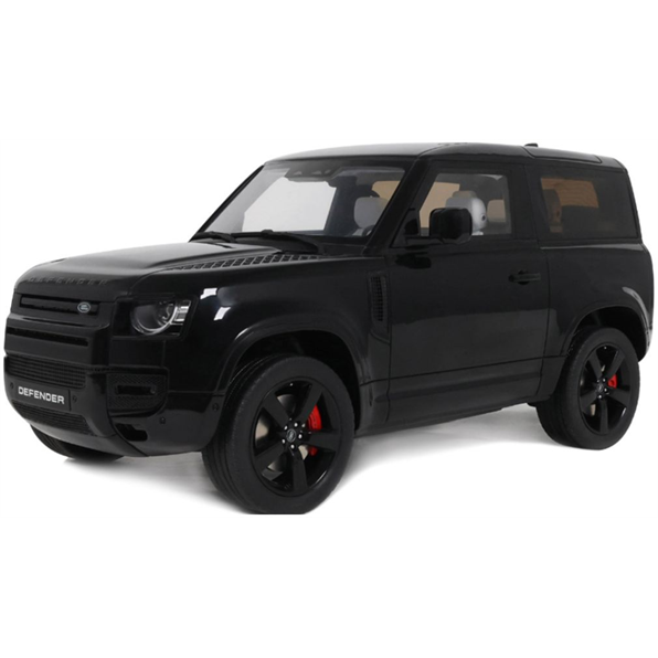 1/18 - Land Rover Defender 90 P400 X-Dynamic HSE Black 2021 - GT992 - GT Spirit