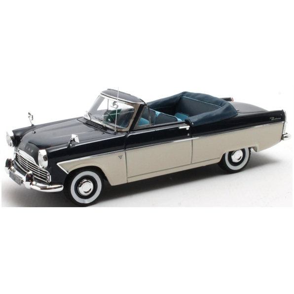 1/43 Ford Zodiac MKII 206E Convertible Blue White 1958-1962 - Matrix 40603-163