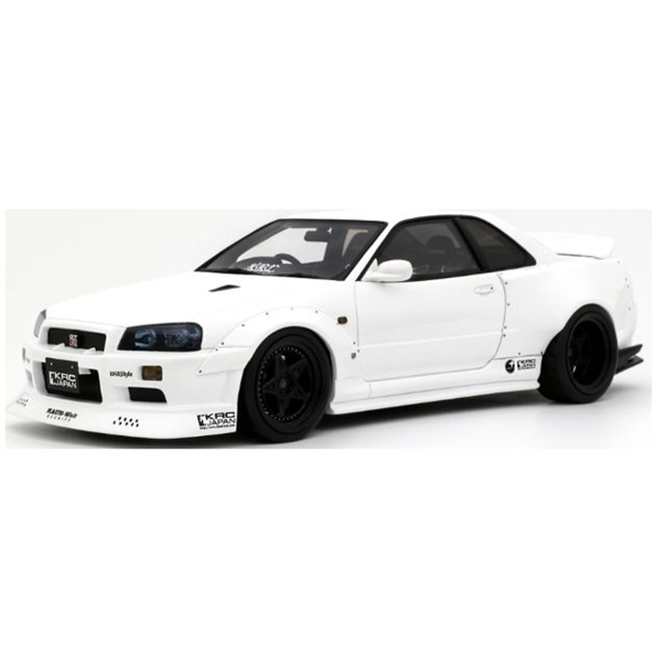 1/18 SKYLINE GT-R (BNR34) BY KRC 2019 - WHITE - Otto Models - OT1135