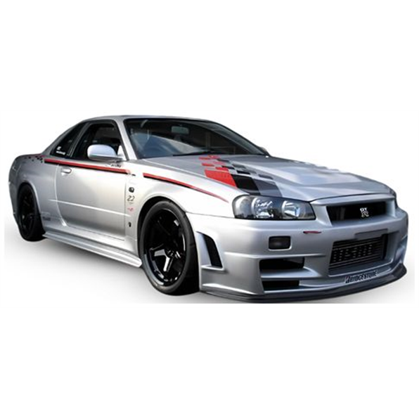 1/18 - Nissan Skyline (R34) GT-R Z Tune Silver 1999 - Solido 1804312