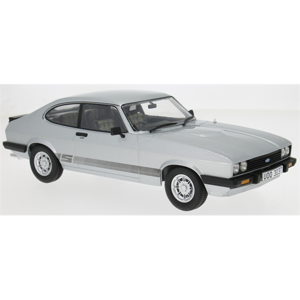 1/18 Ford Capri MKIII 3.0 S - Stato Silver RHD Bodie - UOO 303T - UK Special 500pcs - MCG - MCG 18797