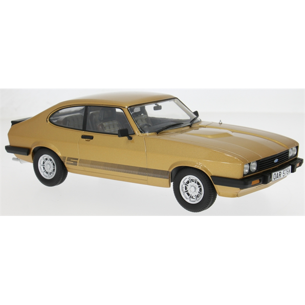 1/18 Ford Capri MKIII 3.0 S - Gold RHD Doyle - OAR 576W - UK Special 500pcs - MCG - MCG 18798