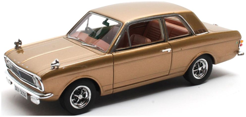 1/43 Ford Cortina Lotus MkII Gold 1966-1970 - Matrix 40603-103