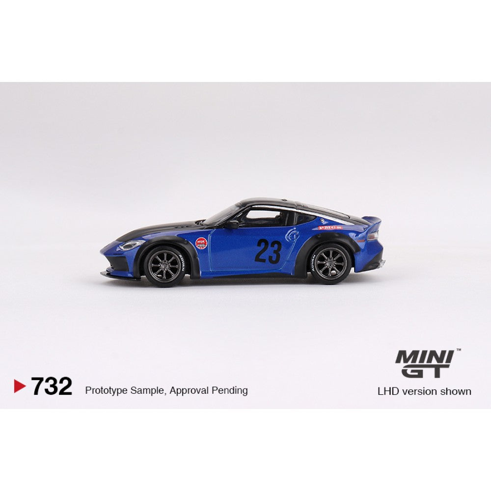 1/64 NISSAN Z LB NATION WORKS SEIRAN BLUE (RHD) - MGT00732-R