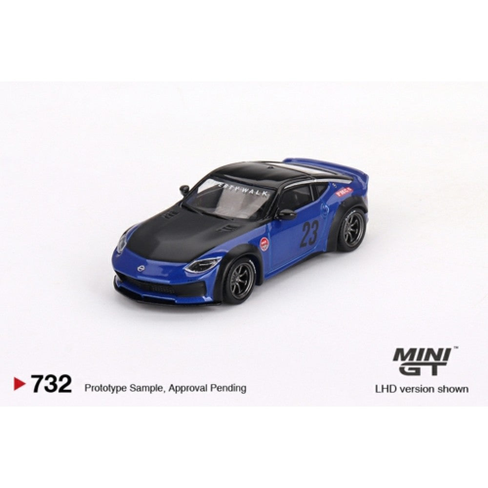 1/64 NISSAN Z LB NATION WORKS SEIRAN BLUE (RHD) - MGT00732-R