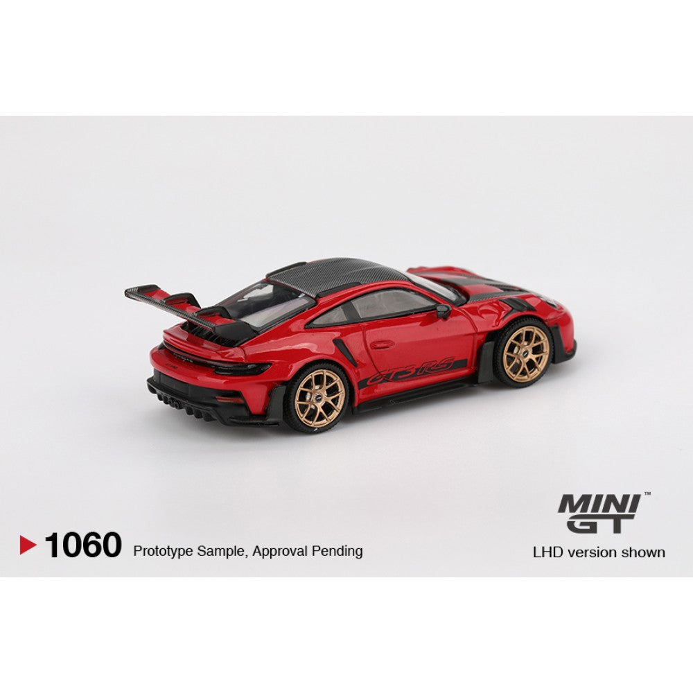 1/64 PORSCHE 911 (992) GT3 RS WEISSACH PACKAGE GUARDS RED (RHD) - MGT01060-R