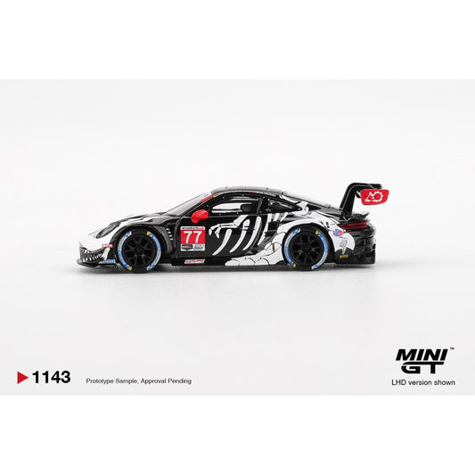 1/64 Porsche 911 GT3 R #77 AO Racing 2025 IMSA Petit Le Mans - MGT01143
