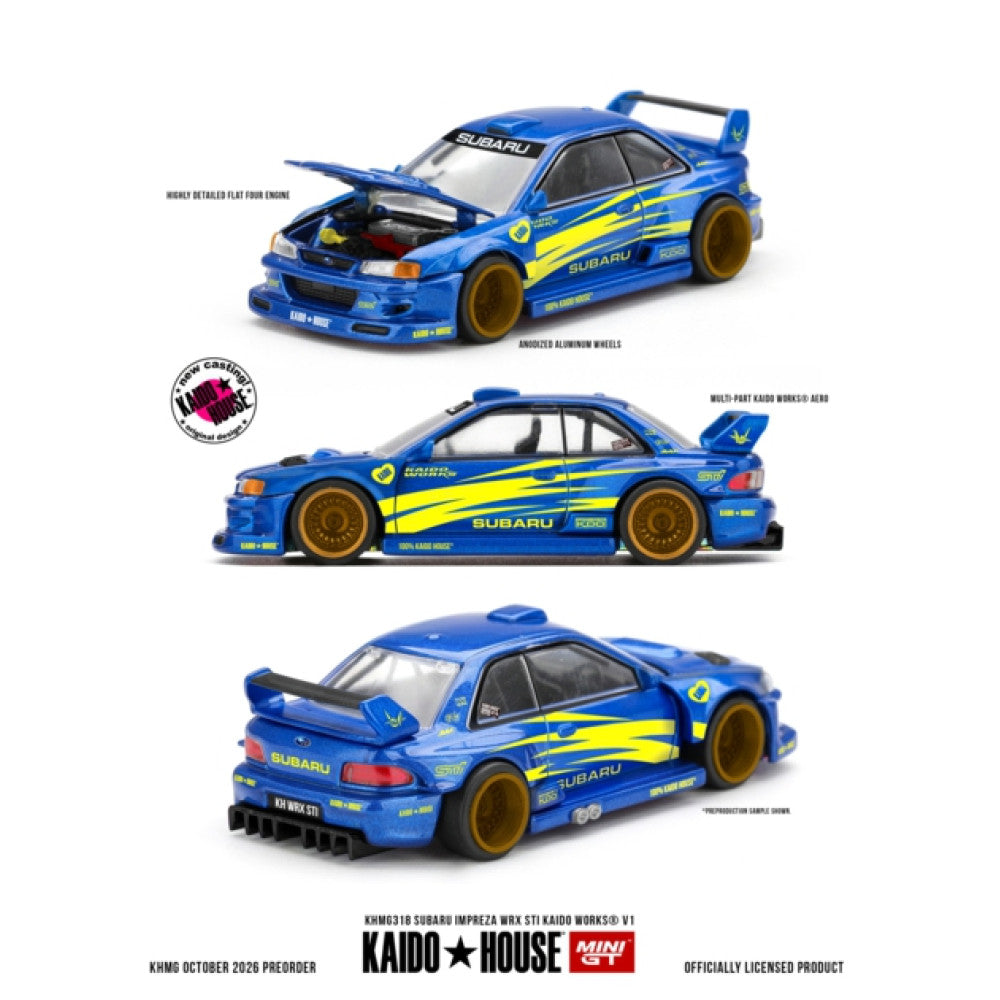 1/64 SUBARU IMPREZA WRX STI KAIDO WORKS V1 - Kaido House - MGTKHMG318 *** Pre Order ***