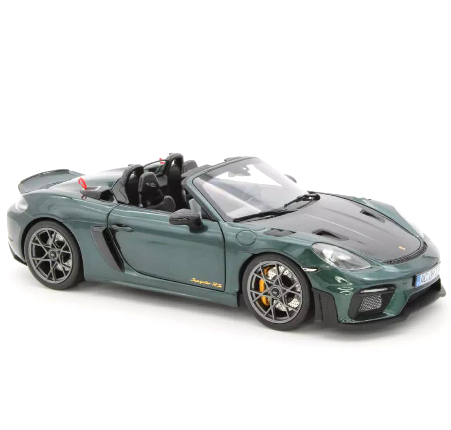 1/18 2023 Porsche 718 Spyder RS With Weissach Pack - Forest Green - 187272 - Norev