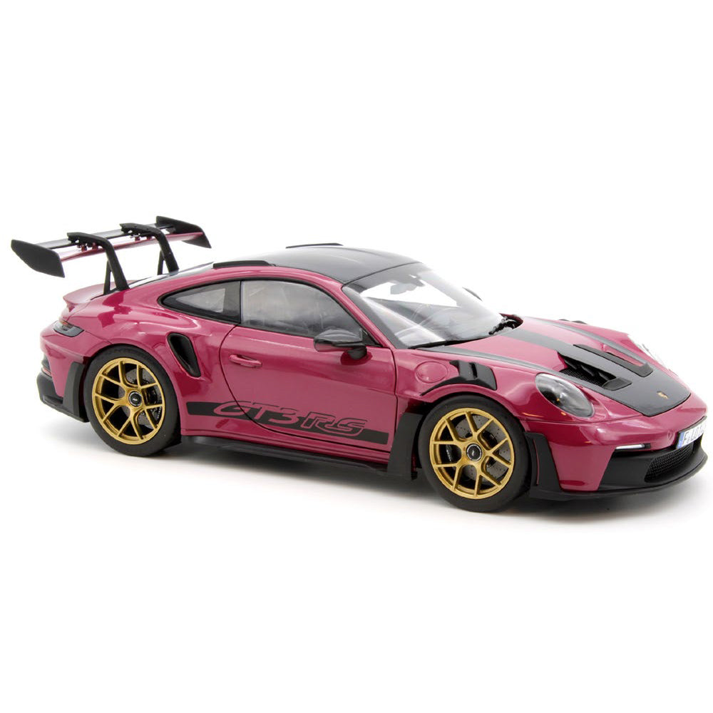 1/18 - 2022 Porsche 911 GT3 RS With Weissach Pack - Ruby Star Purple - 187370 - Norev