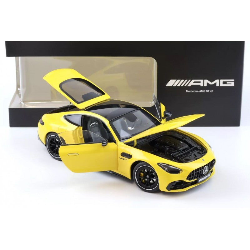 1/18 - MERCEDES BENZ - AMG GT43 (C192) 2024 - Sun Yellow - NZG