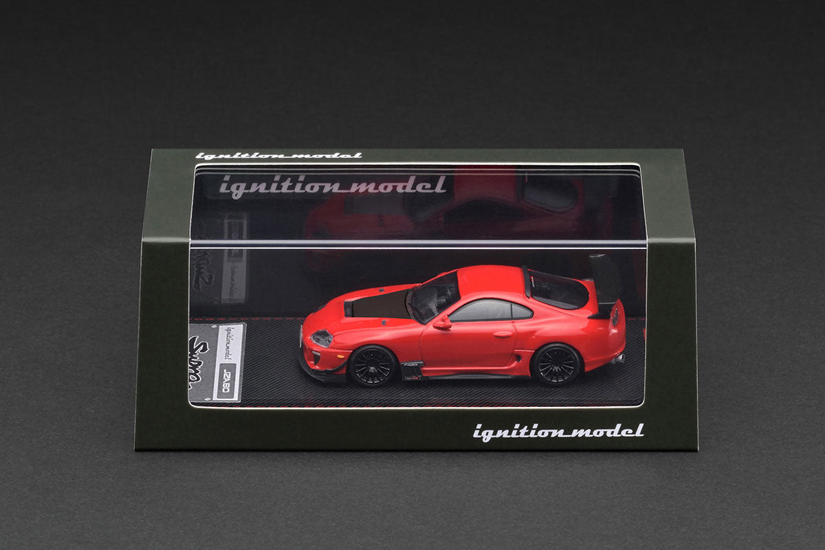 1/64 Toyota Supra (JZA80) RZ, red - Ignition - IG3882