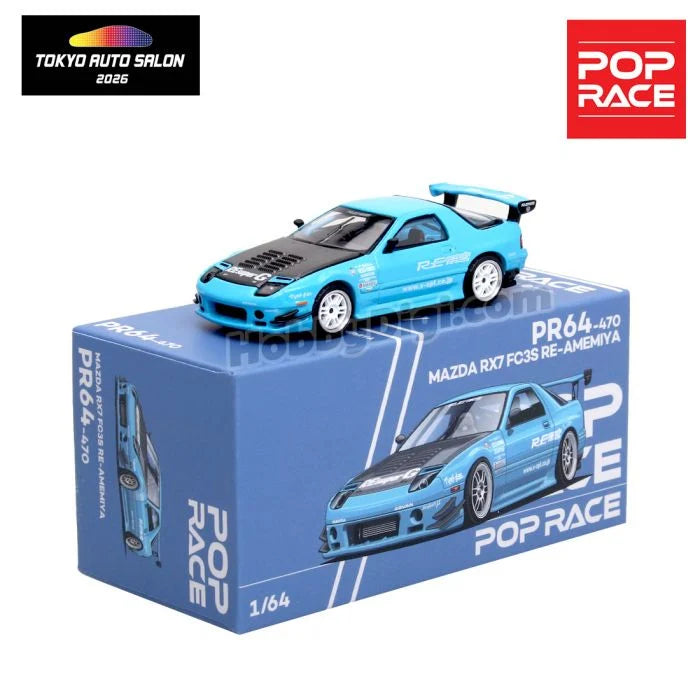 1/64 - Mazda RX-7 (FC3S) RE-Amemiya, blue - Tokyo Auto Salon 2026 - Poprace - PR640470