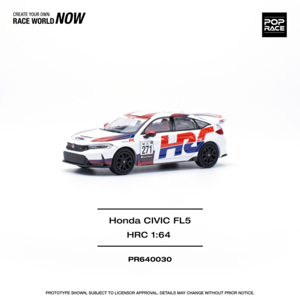 1/64 HONDA CIVIC TYPE-R (FL5) TCR - HRC- Poprace - PR640030