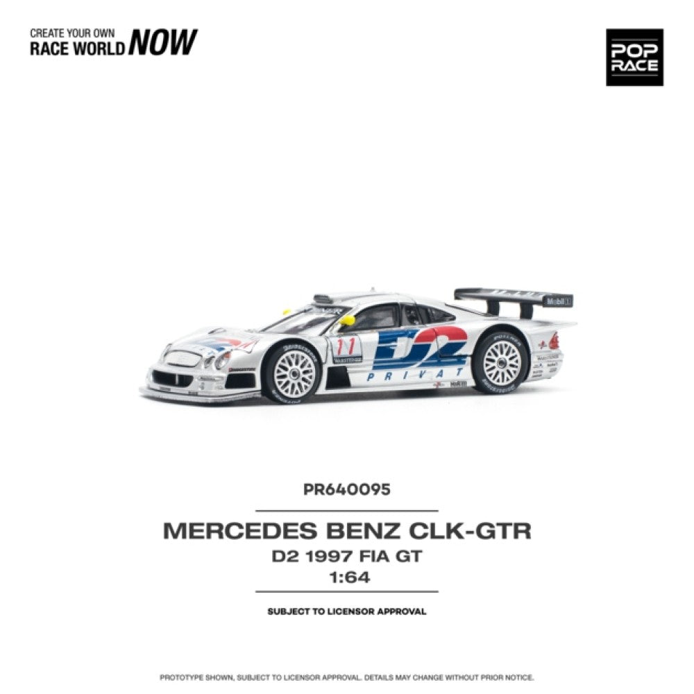 1/64 MERCEDES-BENZ CLK AMG GTR - 1997 FIA GT D2 PRIVAT - PR640095