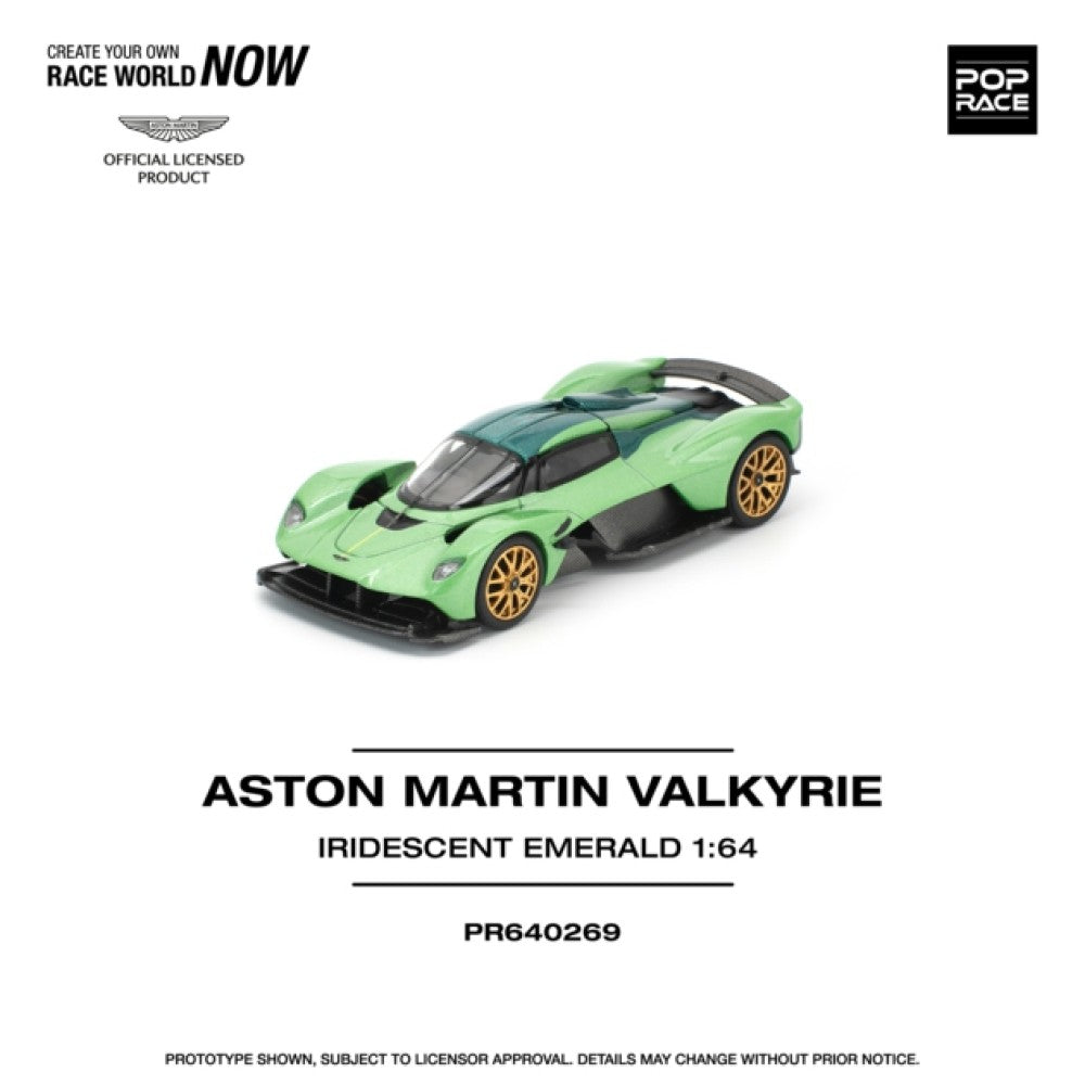 1/64 ASTON MARTIN VALKYRIE - IRIDESCENT EMERALD - Poprace - PR640269