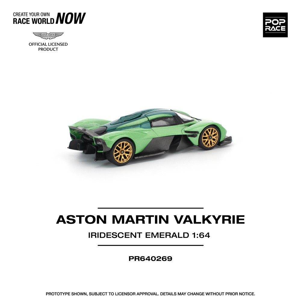 1/64 ASTON MARTIN VALKYRIE - IRIDESCENT EMERALD - Poprace - PR640269