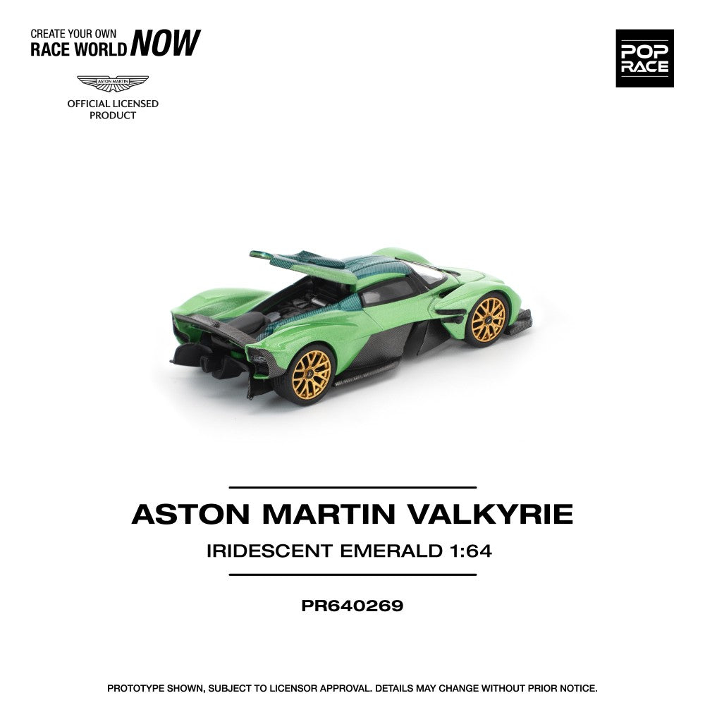 1/64 ASTON MARTIN VALKYRIE - IRIDESCENT EMERALD - Poprace - PR640269