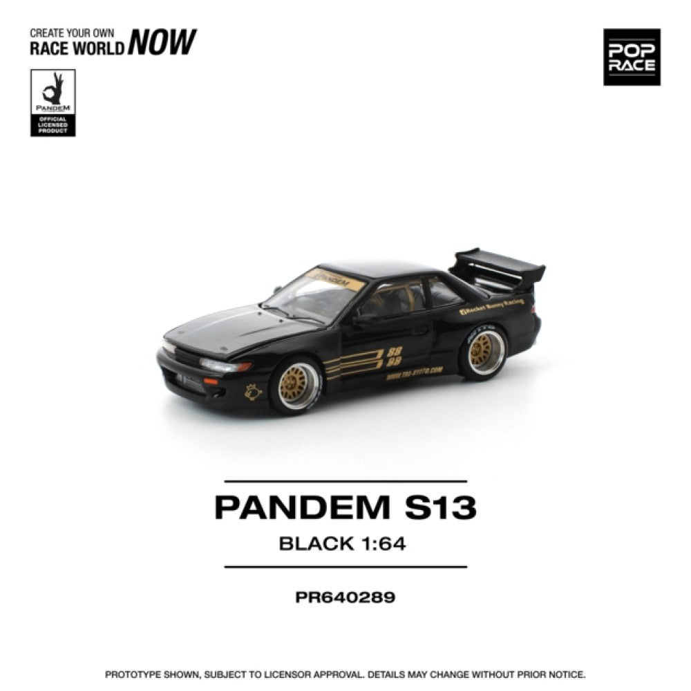 1/64 PANDEM SILVIA S13 - BLACK - Poprace - PR640289