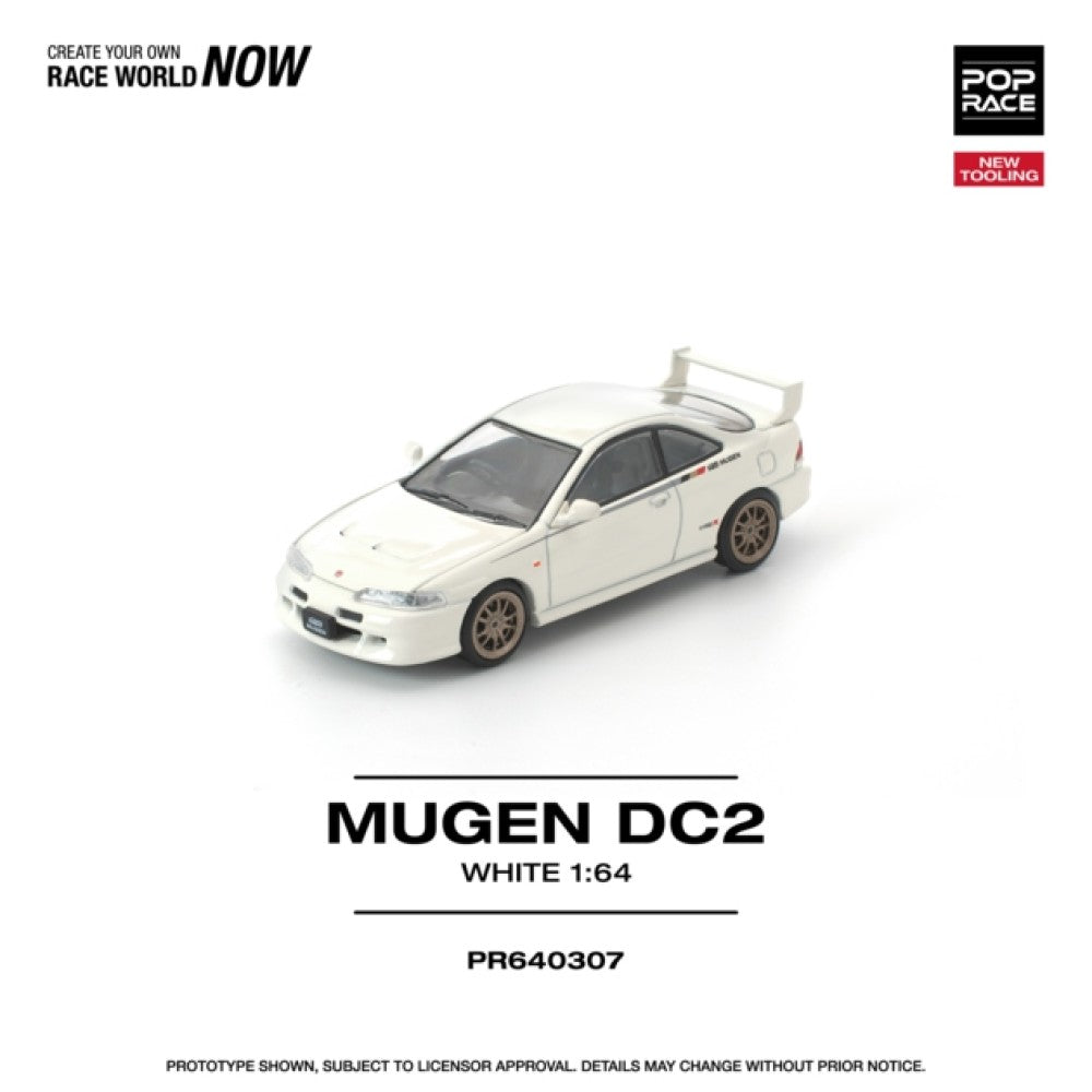 1/64 MUGEN DC2 WHITE NEW TOOLING - Pop Race - PR640307