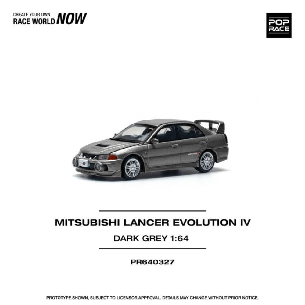 1/64 MITSUBISHI LANCER EVOLUTION IV DARK GREY - Poprace - PR640327