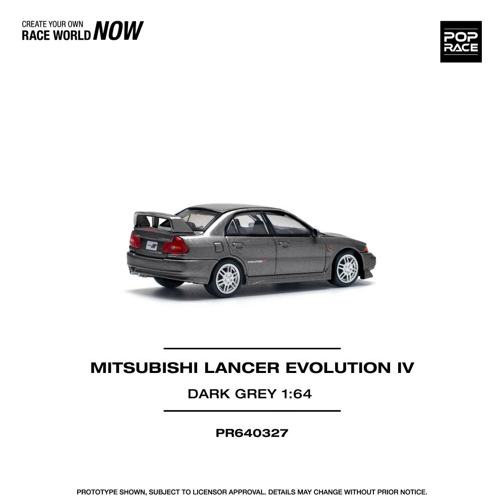 1/64 MITSUBISHI LANCER EVOLUTION IV DARK GREY - Poprace - PR640327