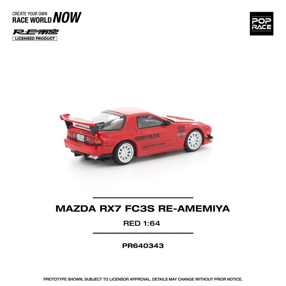 1/64 Mazda RX7 FC3S Re-Amemiya, red - Poprace - PR640343