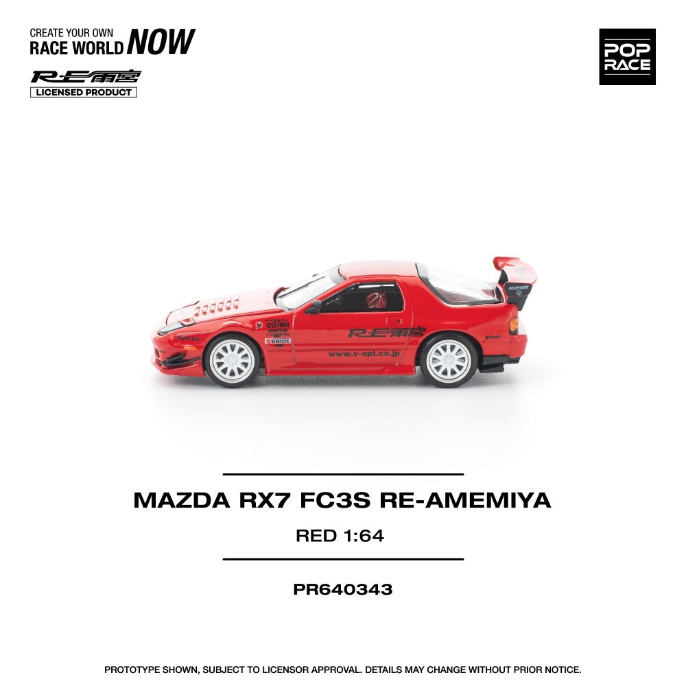 1/64 Mazda RX7 FC3S Re-Amemiya, red - Poprace - PR640343