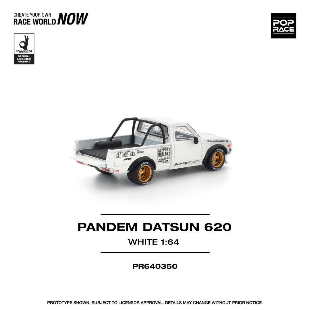 1/64 PANDEM DATSUN 620 WHITE - Poprace - PR640350