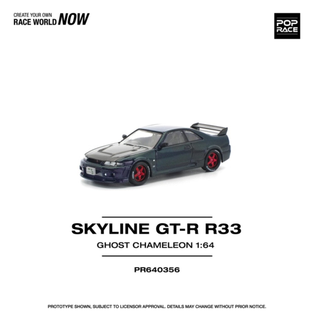 1/64 SKYLINE GT-R R33 GHOST CHAMELEON - Poprace - PR640356