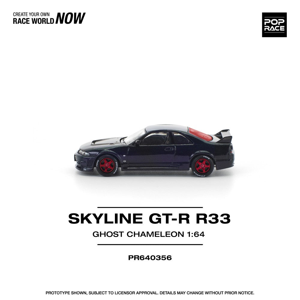 1/64 SKYLINE GT-R R33 GHOST CHAMELEON - Poprace - PR640356