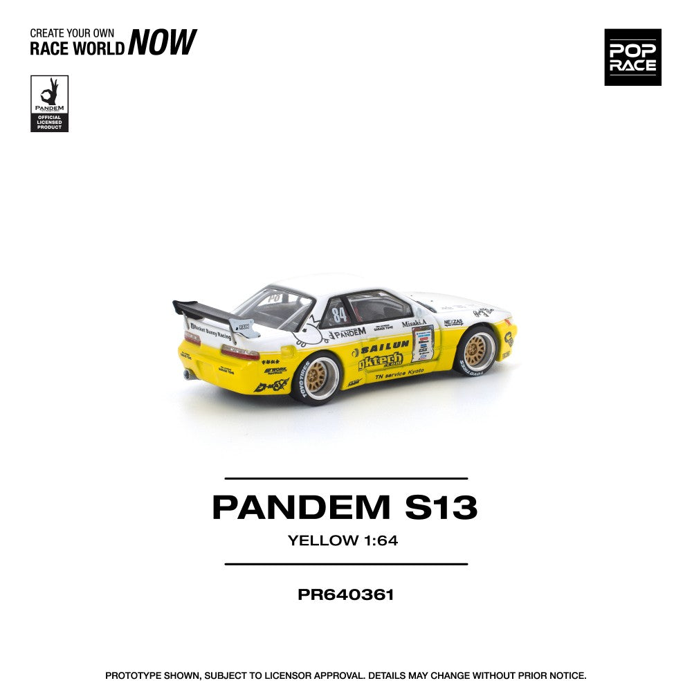 1/64 PANDEM SILVIA S13 2020 D1 LIGHTS YELLOW/WHITE - Poprace - PR640361