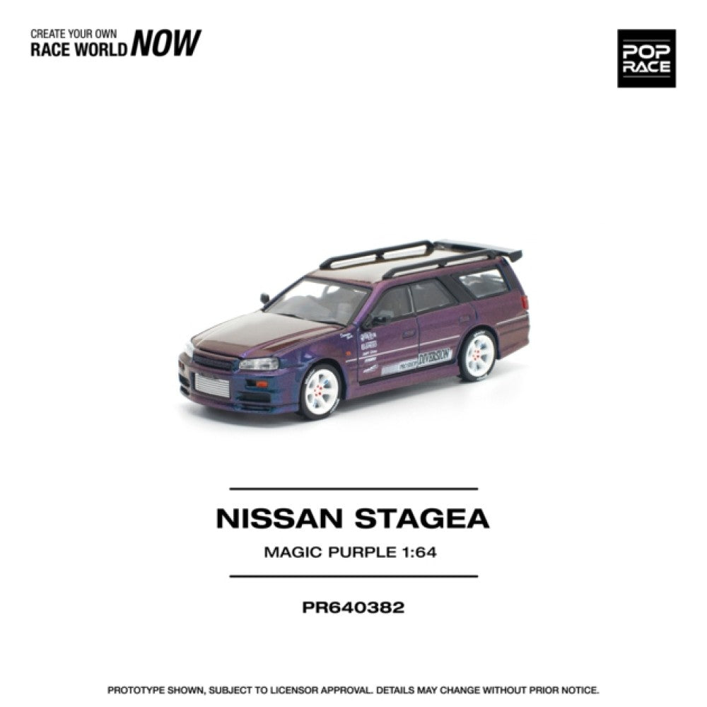 1/64 Nissan Stagea, magic purple - Poprace - PR640382
