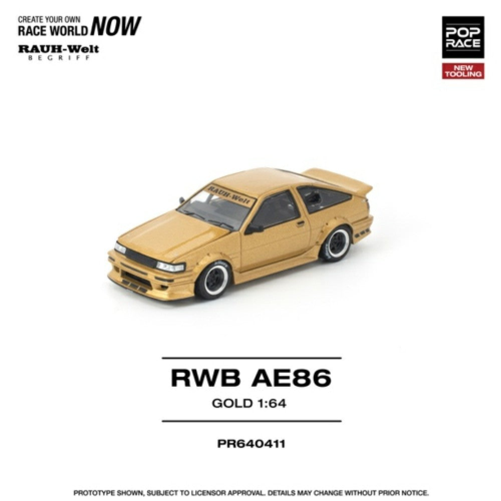 1/64 RWB AE86 GOLD (NEW TOOLING) - Poprace - PR640411