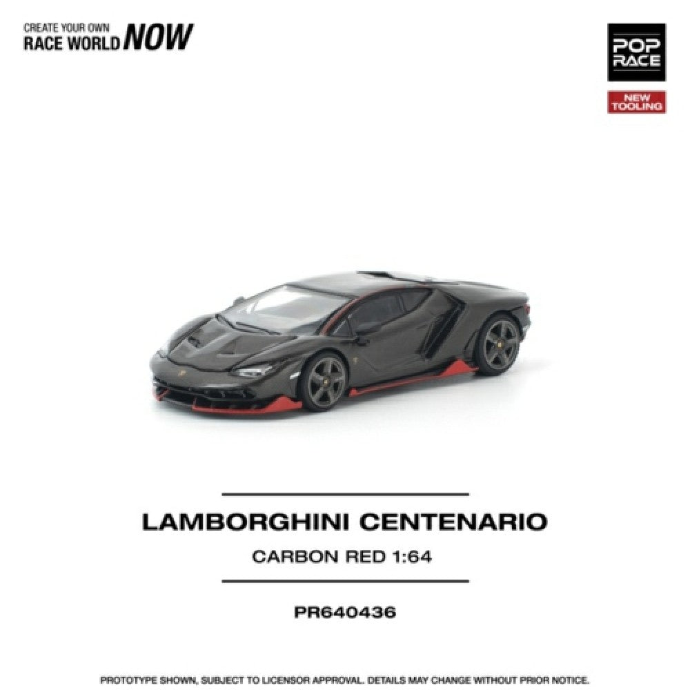 1/64 LAMBORGHINI CENTENARIO CARBON RED (NEW TOOLING) - Poprace - PR640436