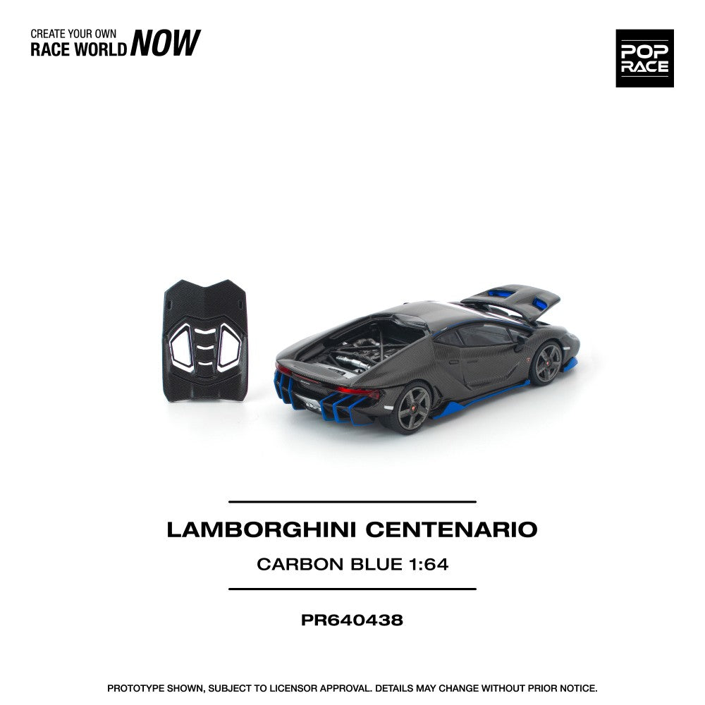 1/64 LAMBORGHINI CENTENARIO CARBON BLUE - Poprace - PR640438