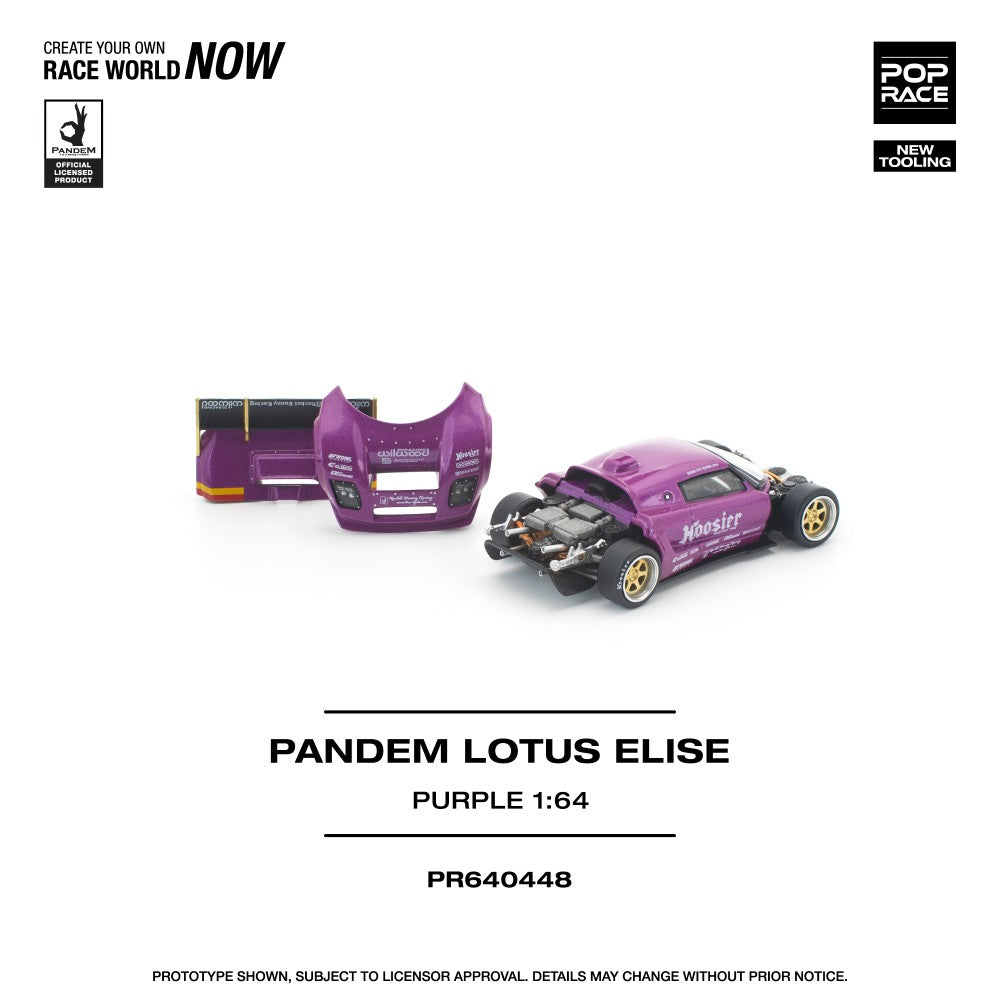 1/64 PANDEM LOTUS ELISE PURPLE (NEW TOOLING) - Poprace - PR640448