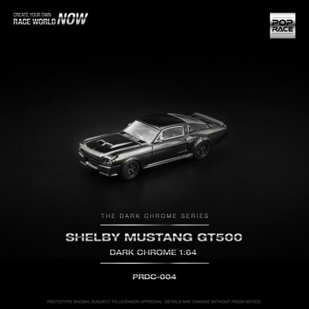 1/64 SHELBY MUSTANG GT500 DARK CHROME - Poprace - PRDC004
