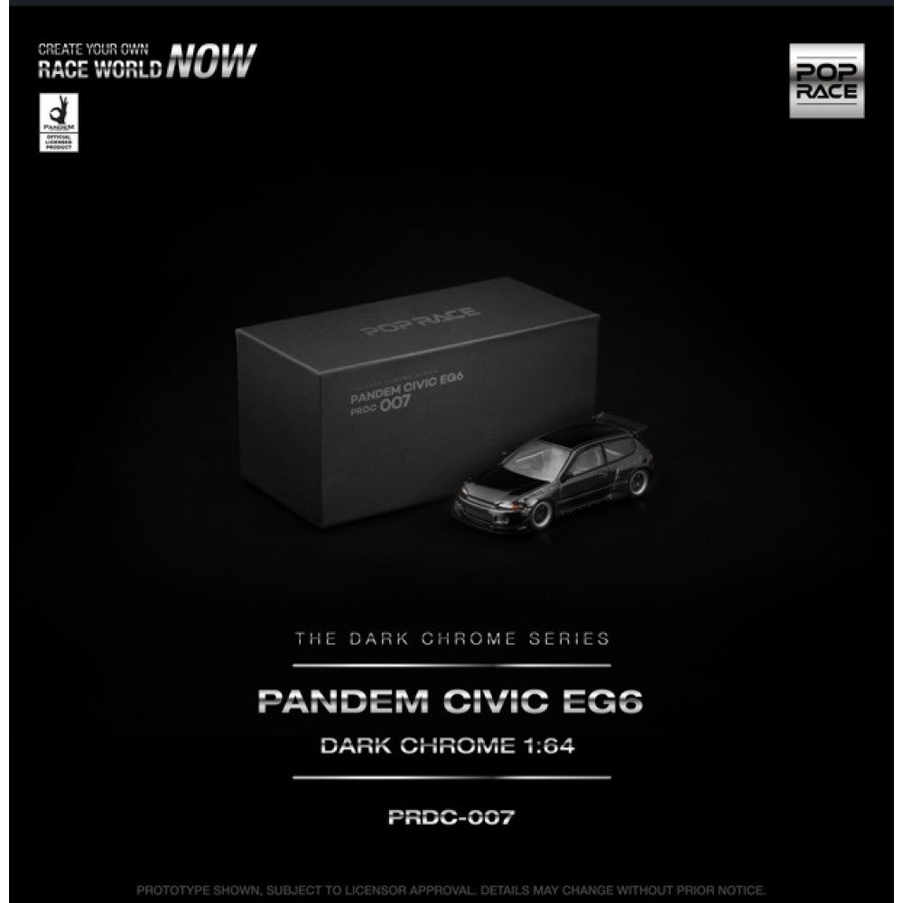 1/64 PANDEM CIVIC EG6 DARK CHROME - Poprace - PRDC007