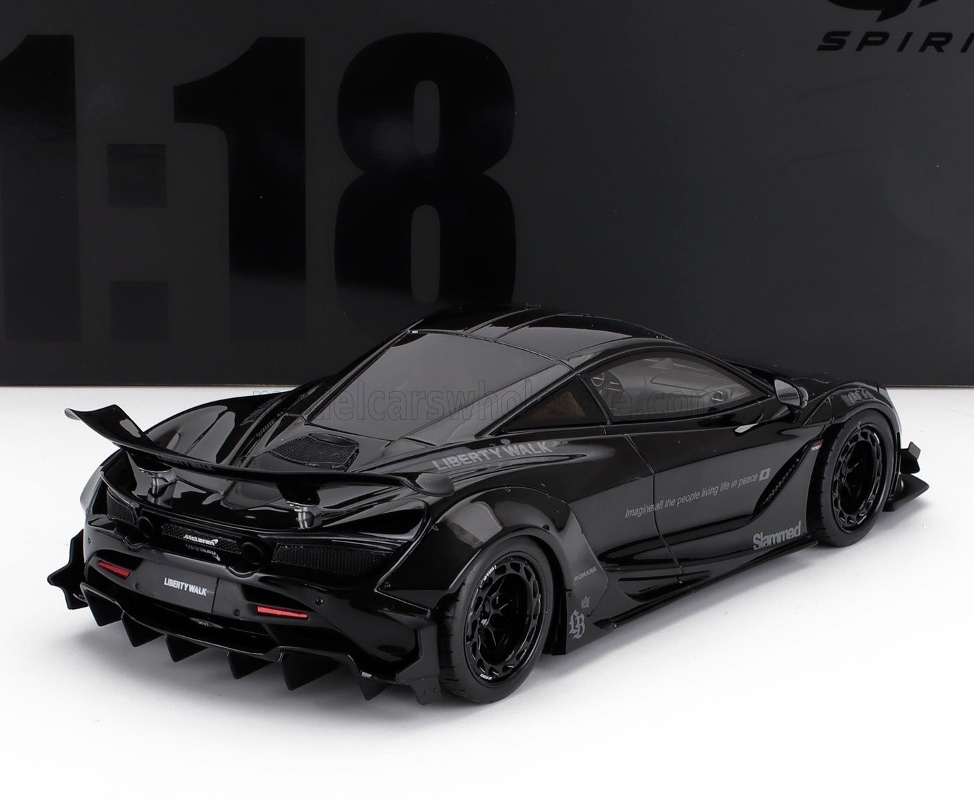 1/18 - LB-Works 720S Black 2023 - GTS 516 - GT Spirit