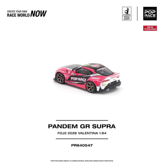 1/64 Pandem GR Supra FDJ2 Valentina Piaz, pink - Poprace - PR640547 *** Pre order ***