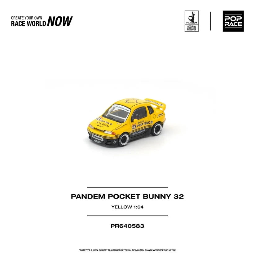 1/64 Pandem Pocket Bunny 32, yellow - Poprace - PR640583 *** Pre order ***