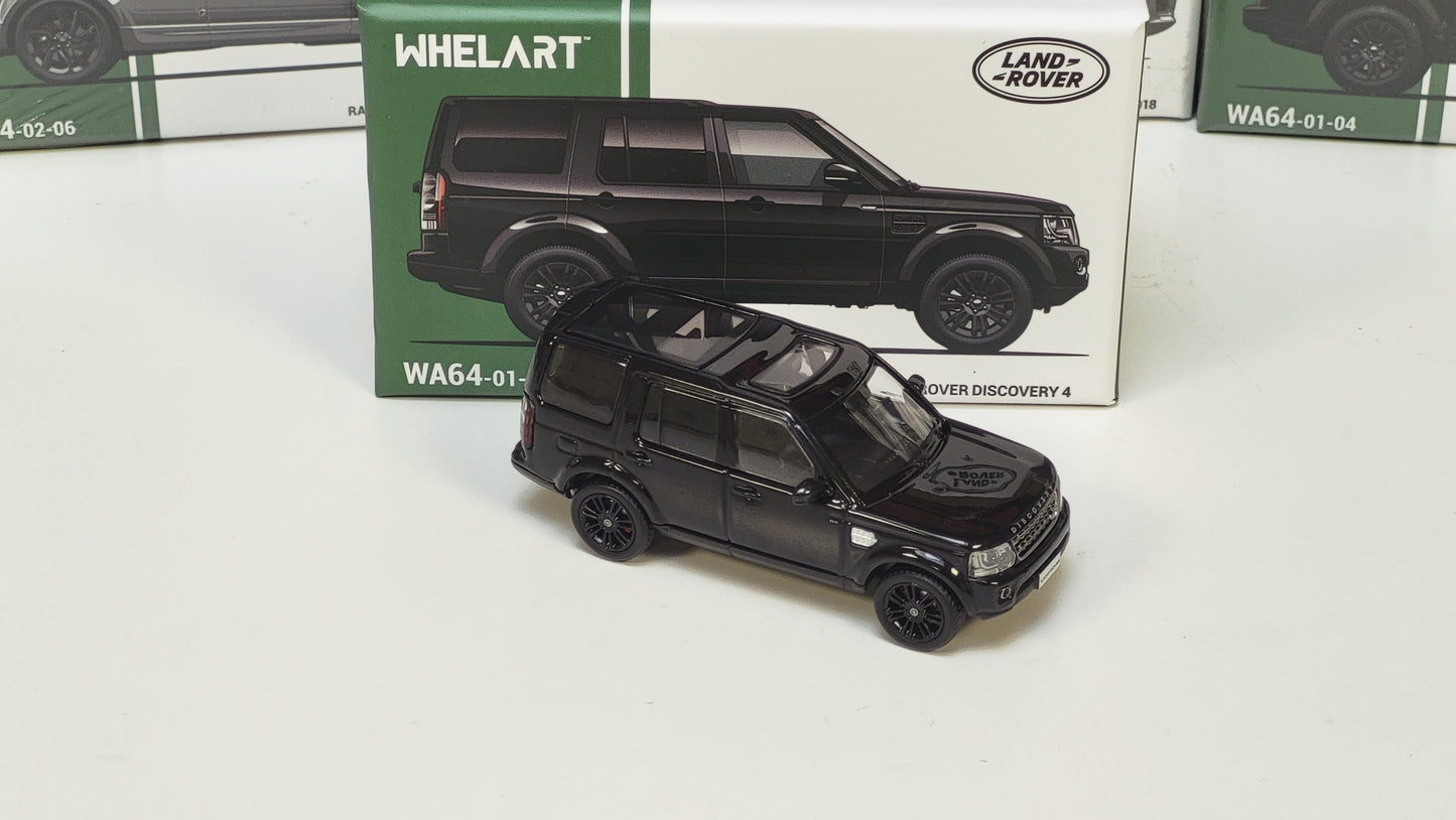 1/64 Land Rover Discovery 4 Black - Whelart - WA64-01-04