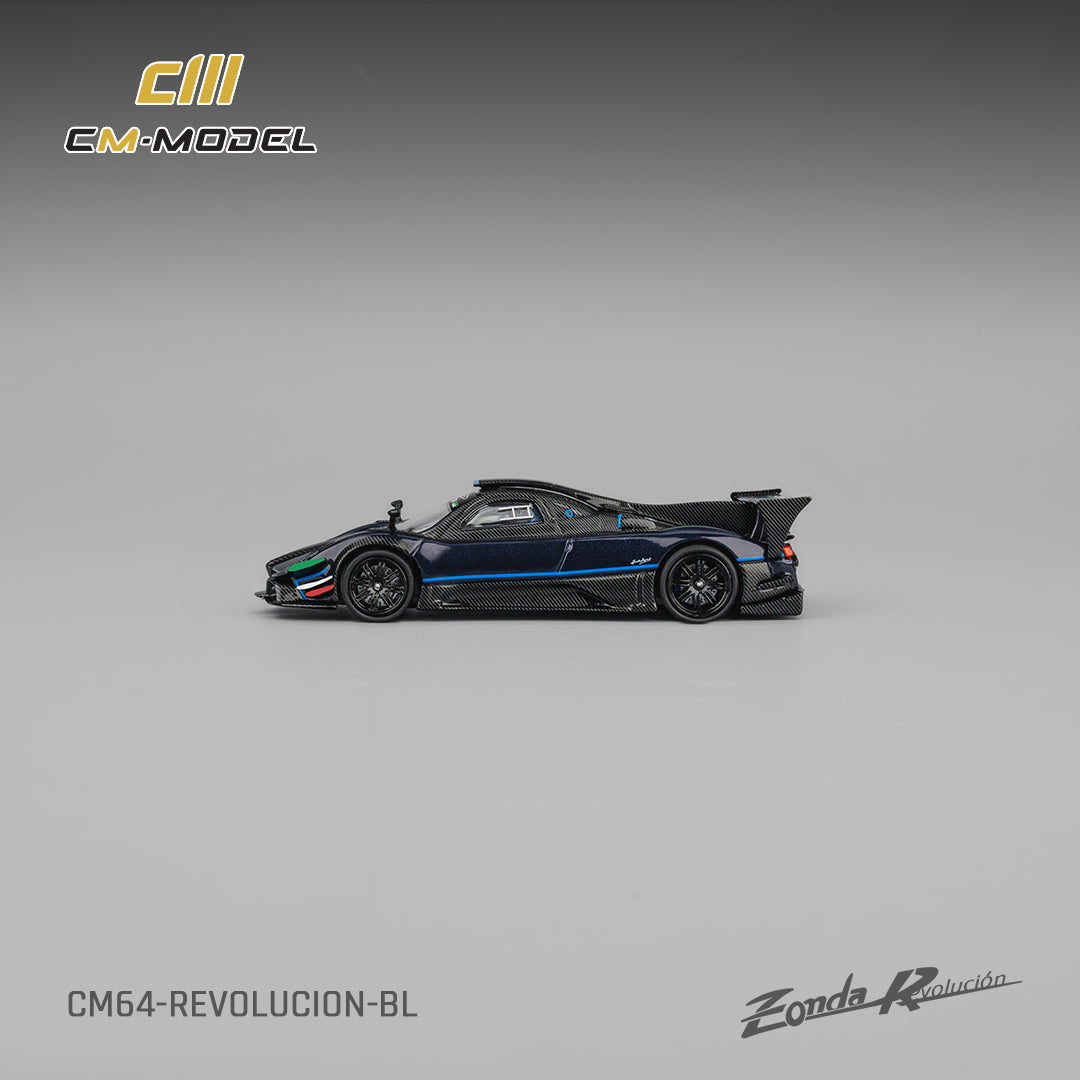 1/64 Pagani Zonda Revlucion Metallic blue - CM Models - CM64-Revolucion-BL