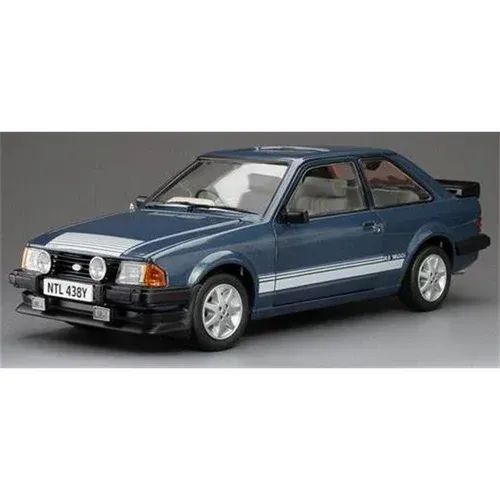 1/18 - Ford Escort RS1600i 1984 Caspian Blue RHD UK Exclusive - Limited Edition 360pcs - Sunstar H4999R