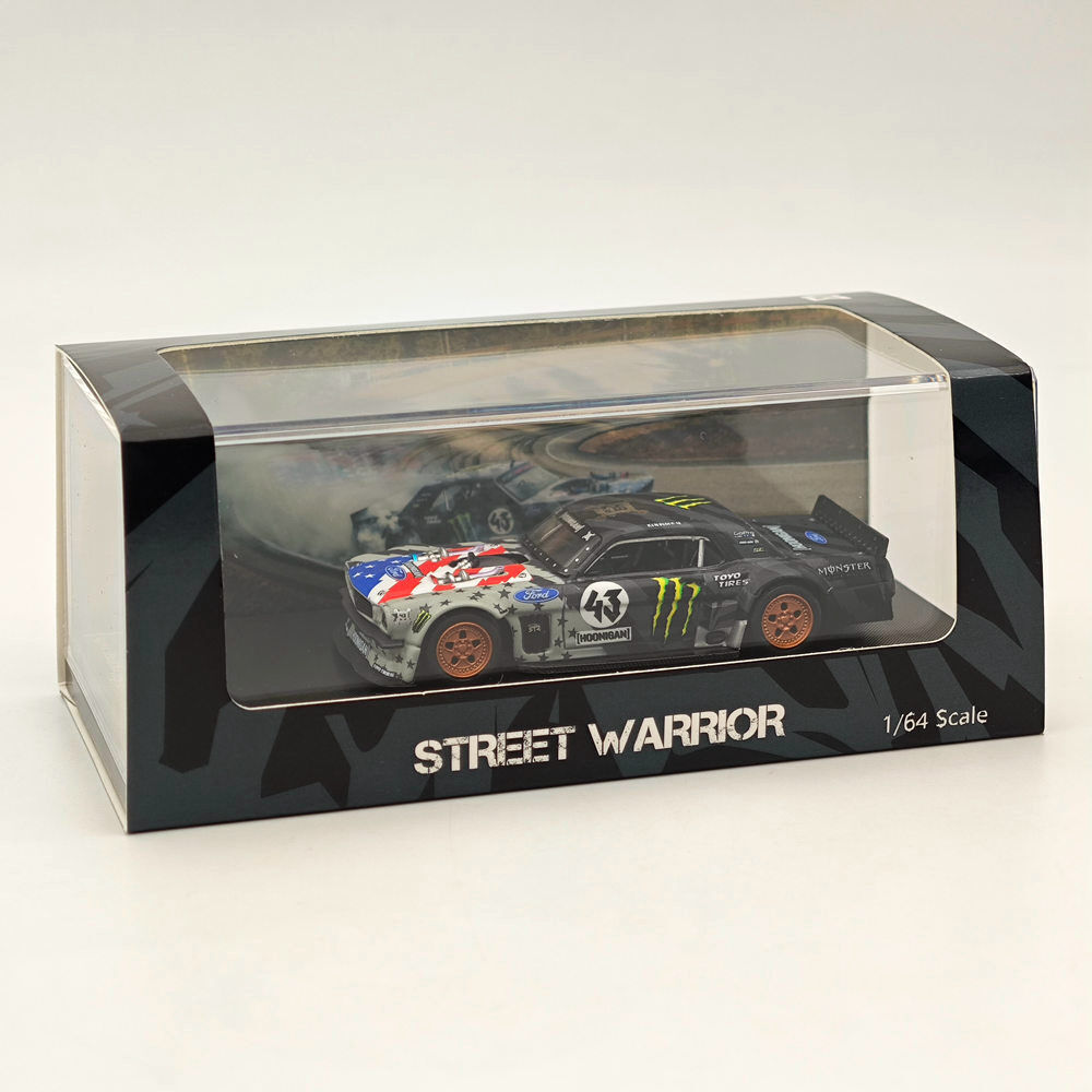 1/64 1965 Mustang Hoonicorn RTR USA flag - Street Warrior